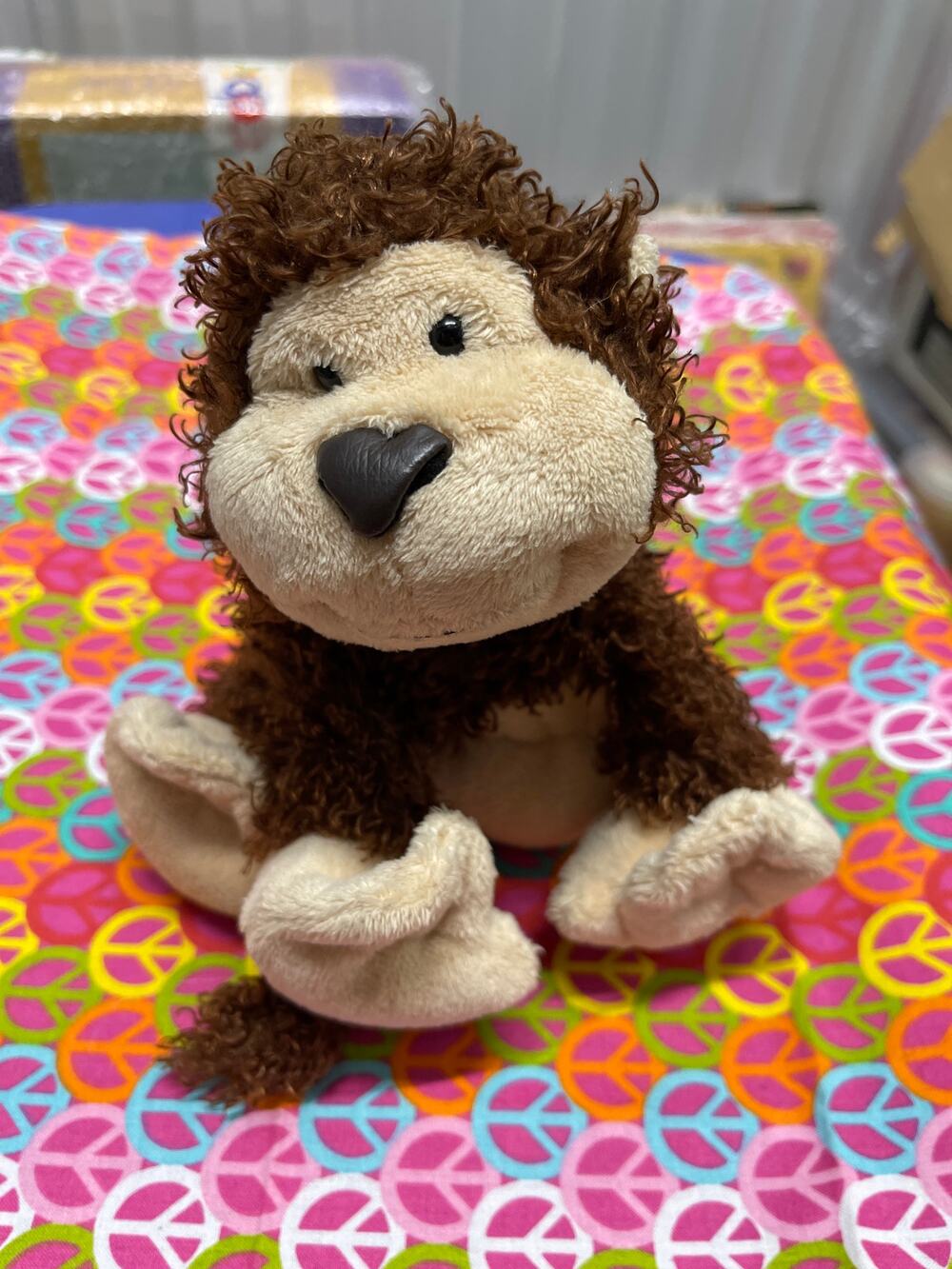 Cheeky Monkey HM080 No Code Stuffed Webkinz Plush by Ganz